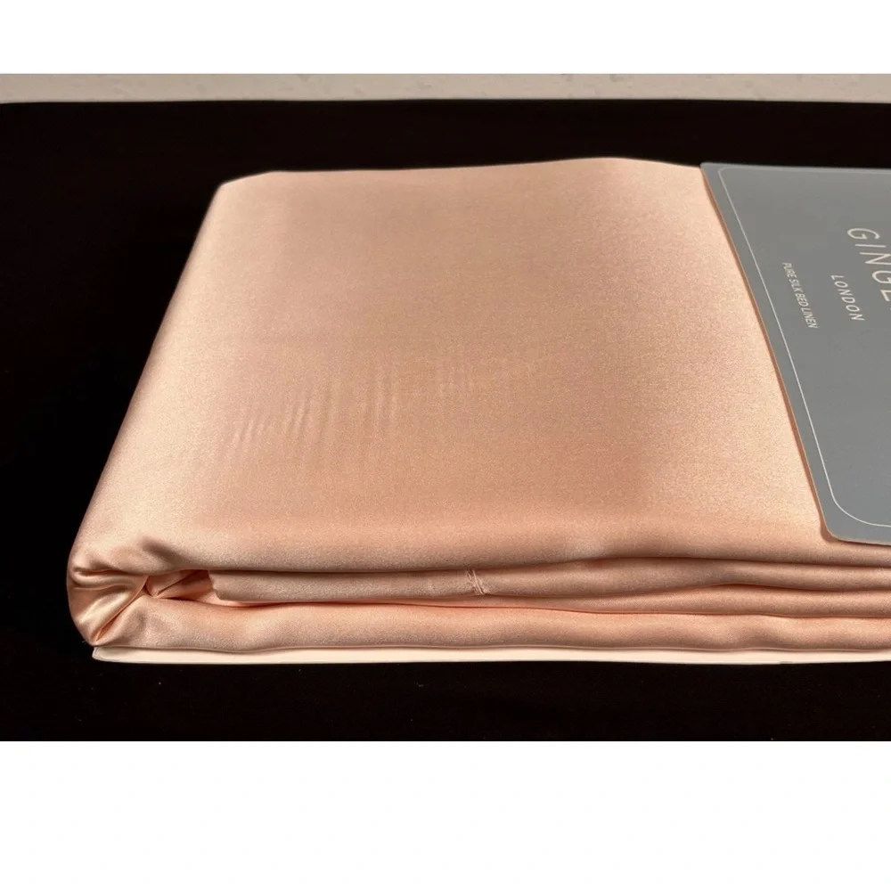 Gingerlily London King Mulberry Silk Duvet Cover Pure Silk Rose Pink 100% Luxury
